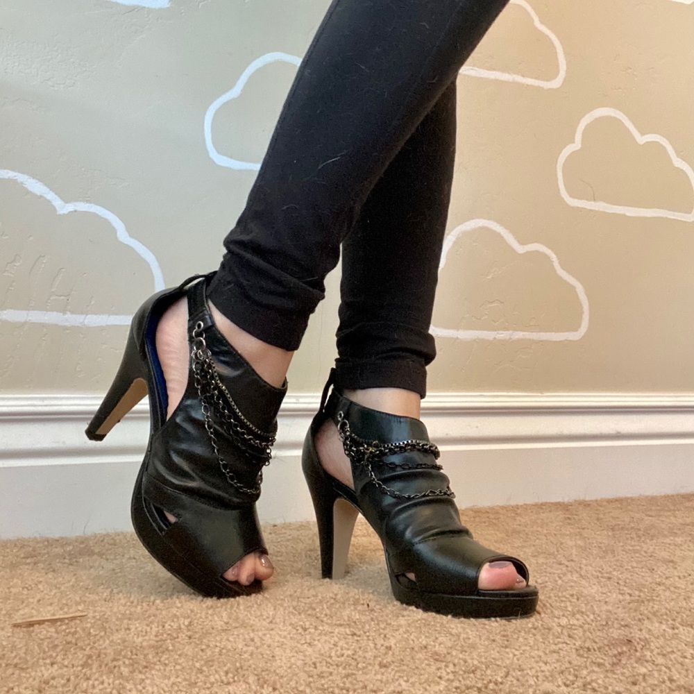 Black Bootie Heels